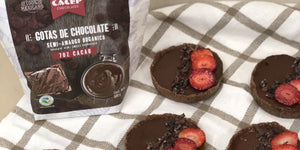 Tarta de chocolate sin lácteos y baja en azúcar