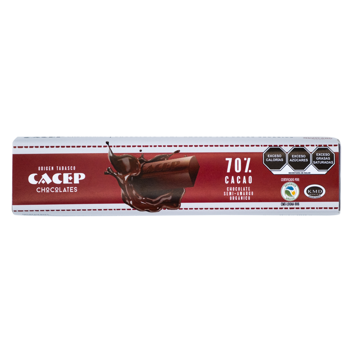 Chocolate Semi Amargo 70% Cacao, 180g