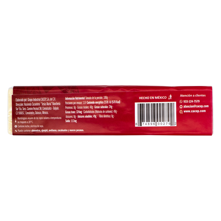 Chocolate blanco, 180g