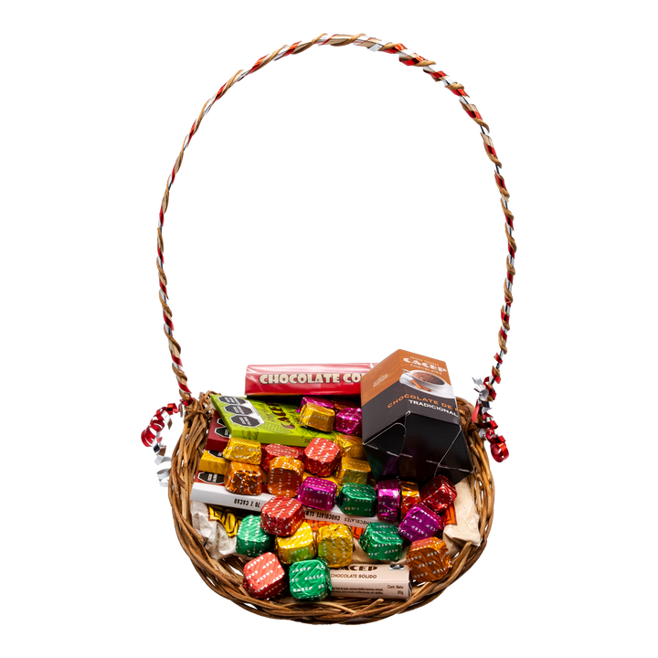 Canasta de mimbre, grande