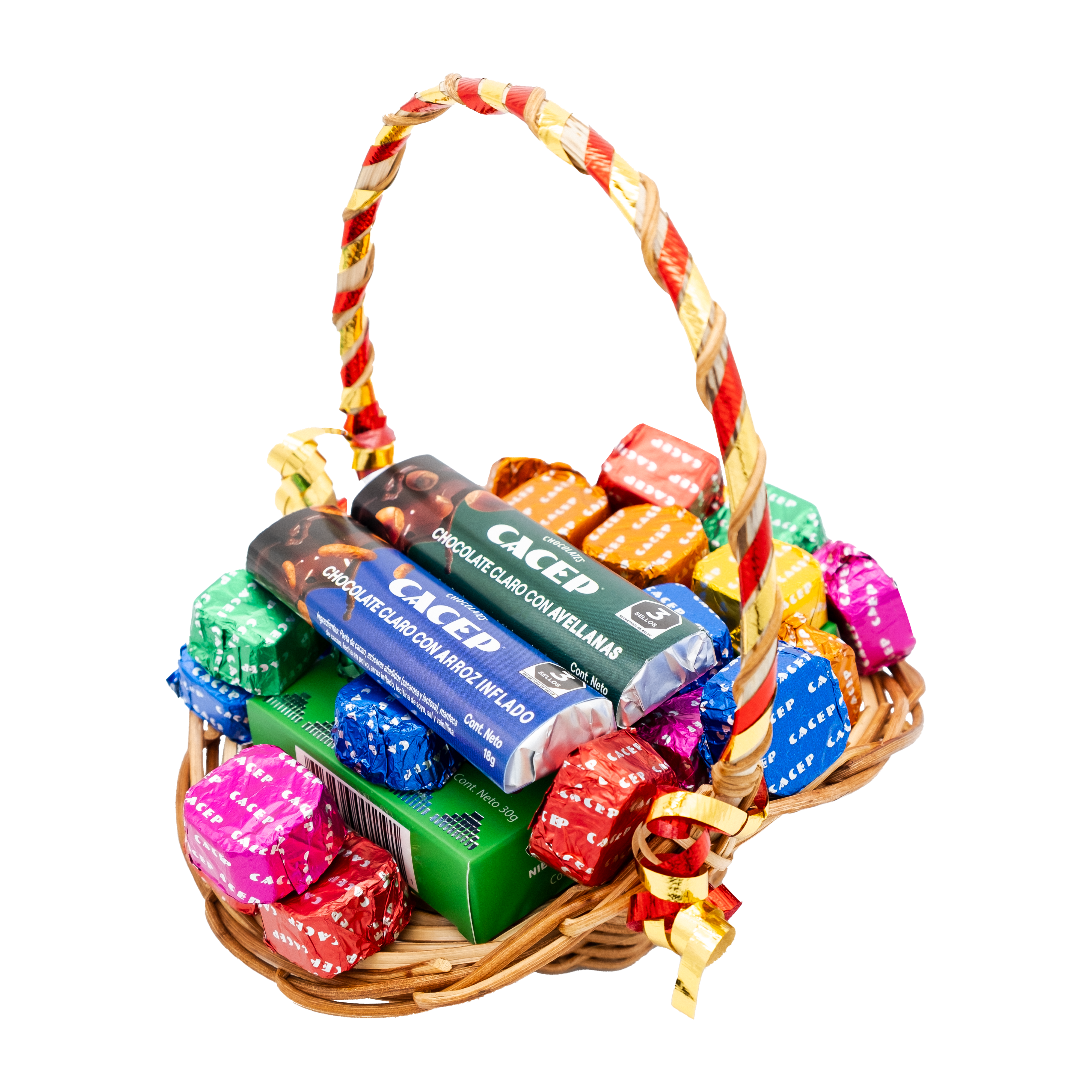 Canasta de mimbre, chica