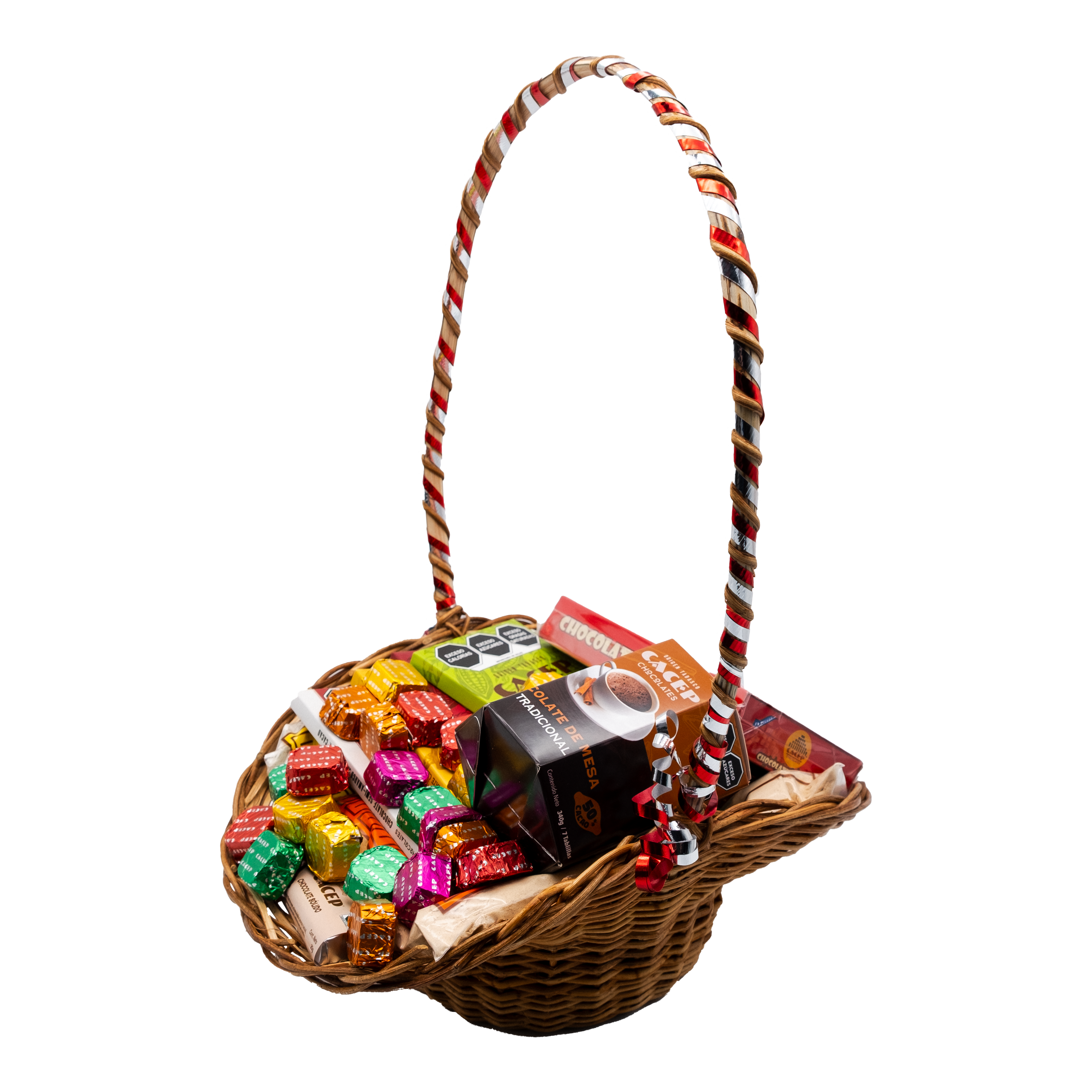 Canasta de mimbre, grande