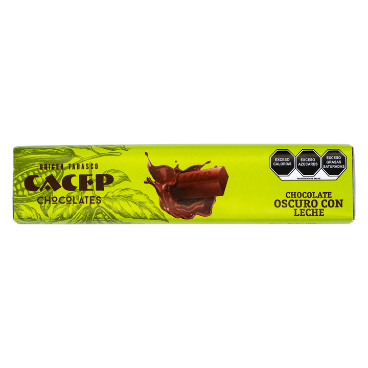 Barra de 180g Chocolate Oscuro con Leche