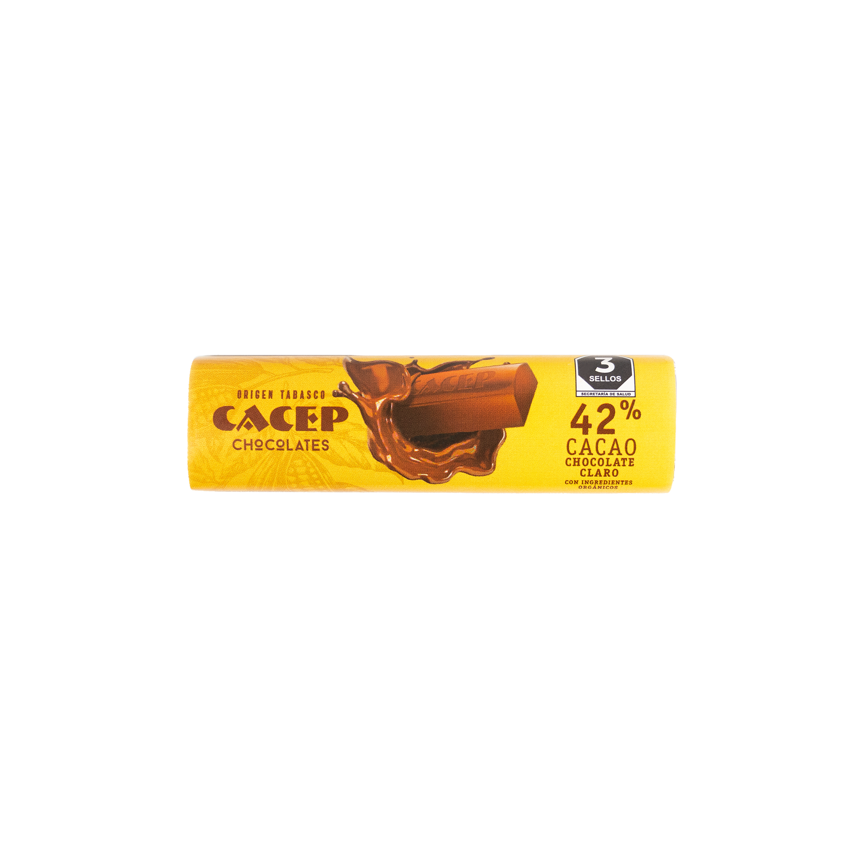 Barritas de 20g de Chocolate Claro, Paquete de 20pzas.