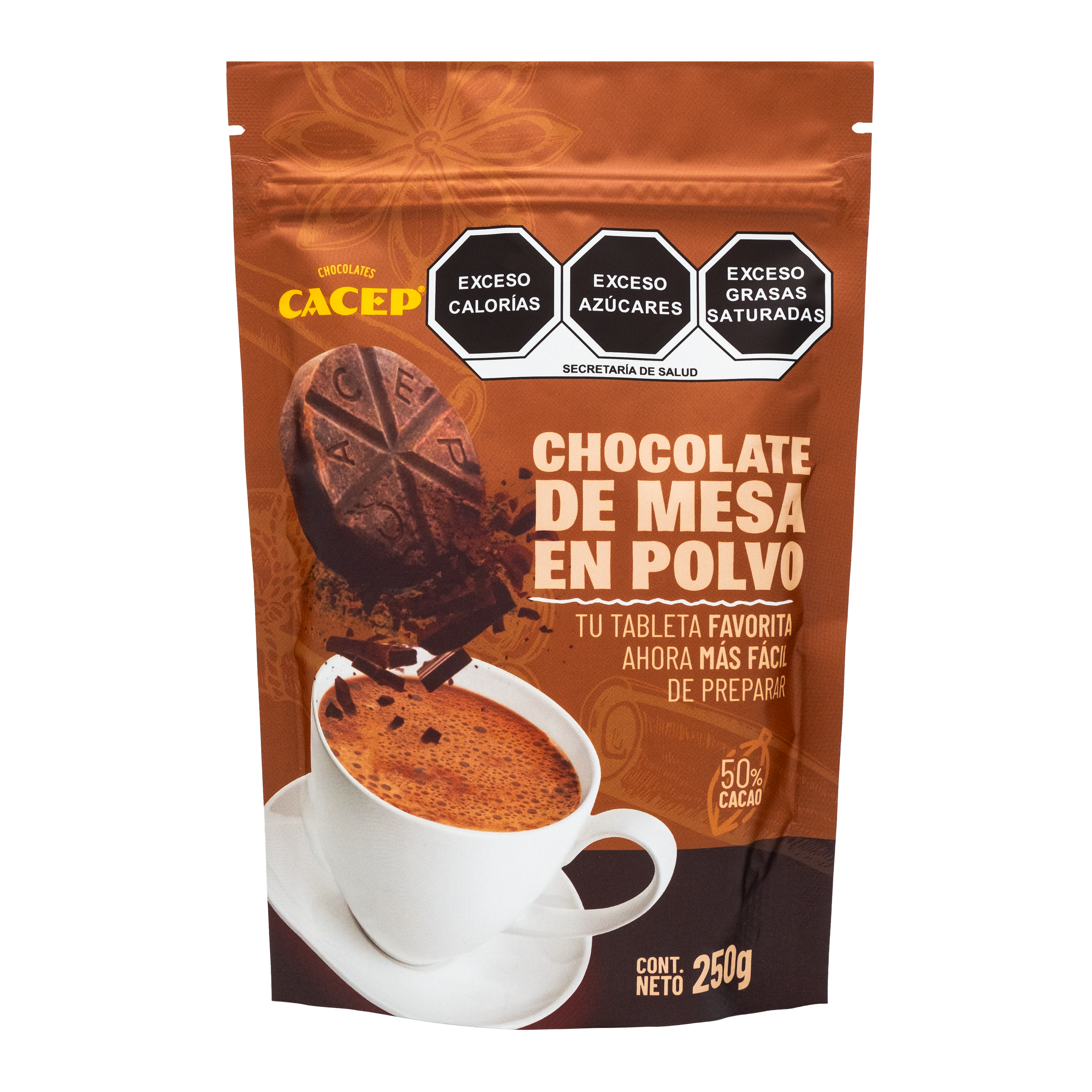 CHOCOLATE DE MESA EN POLVO 250GR