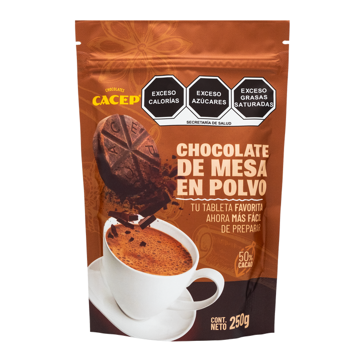 CHOCOLATE DE MESA EN POLVO 250GR