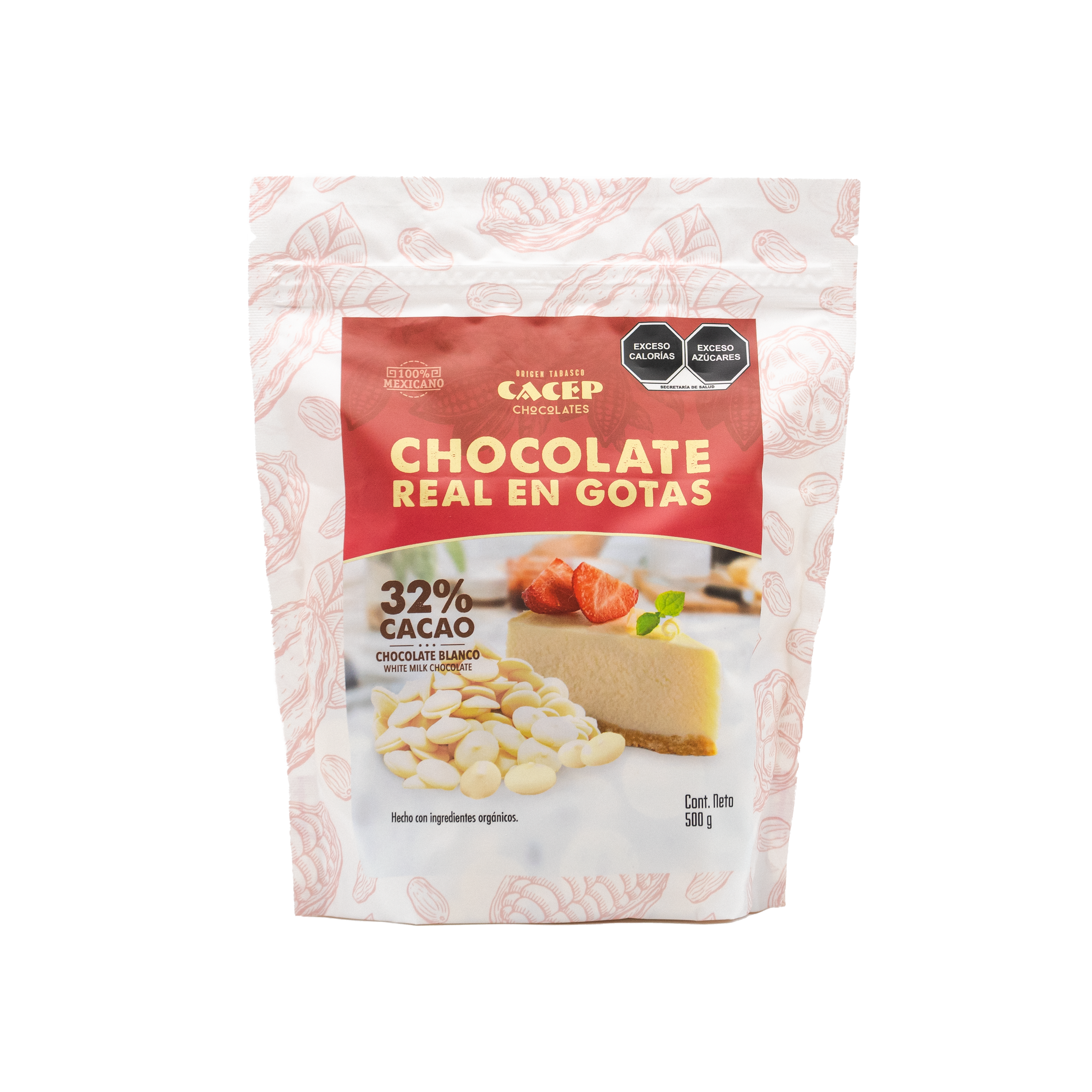 Gotas de Chocolate Blanco, 500 g