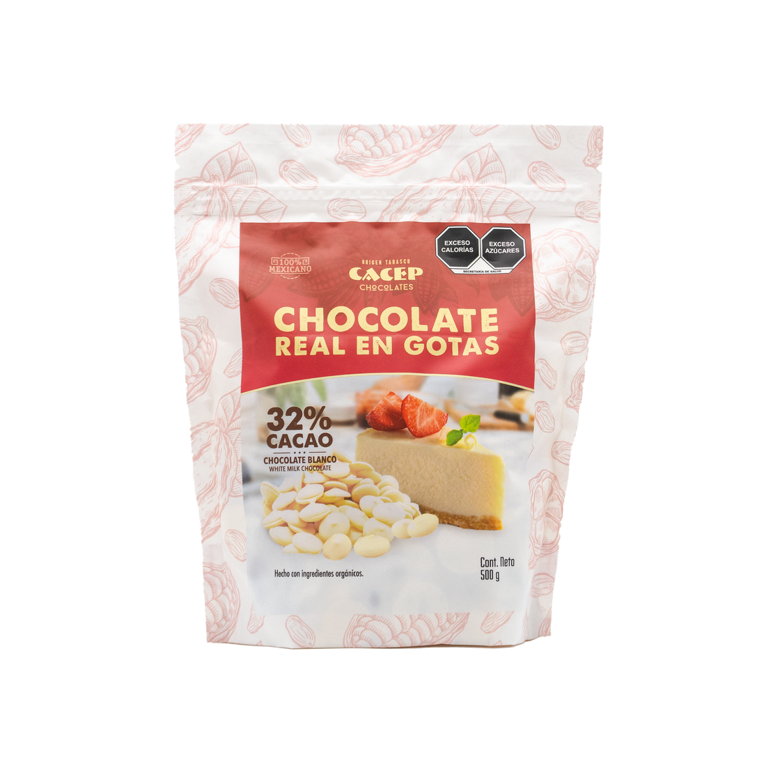 Gotas de Chocolate Blanco, 500 g