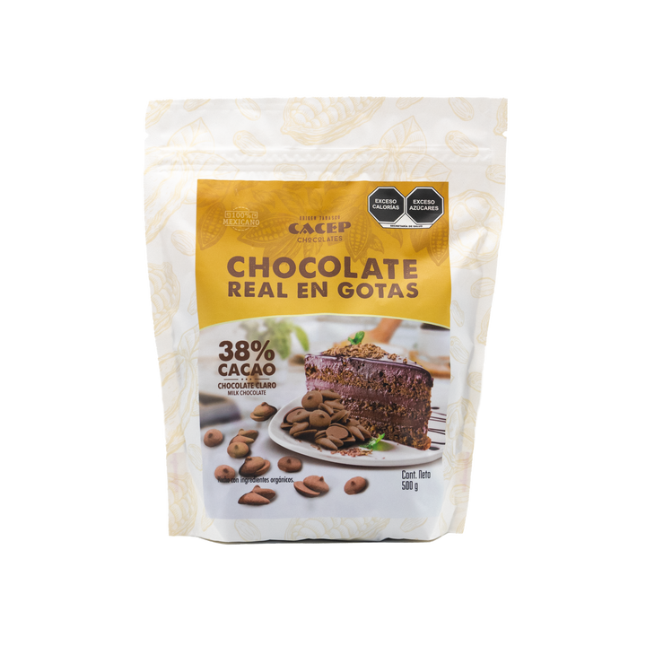 Gotas de Chocolate Claro con Leche, 500 g