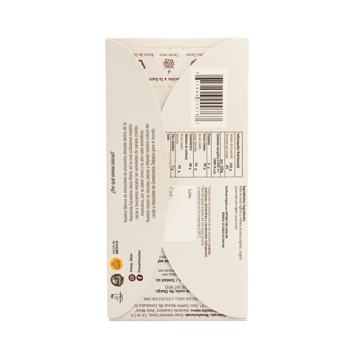 Barra de 85g Chocolate Semi Amargo 70% Cacao