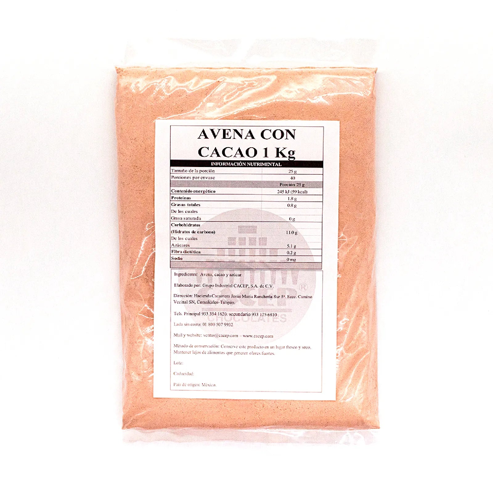 Avena con cacao 1 kg