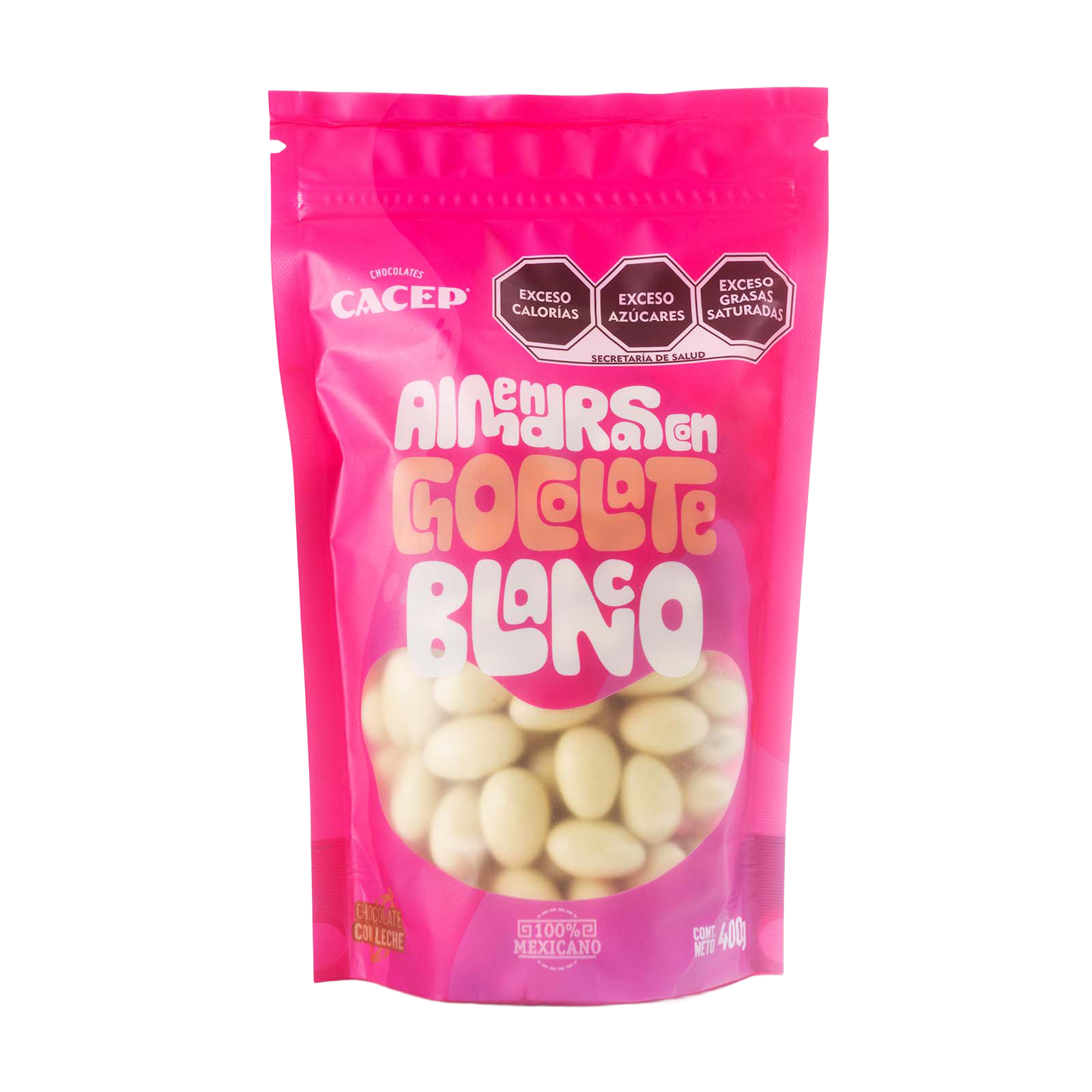 Almendras con chocolate blanco, Confituras  400 g