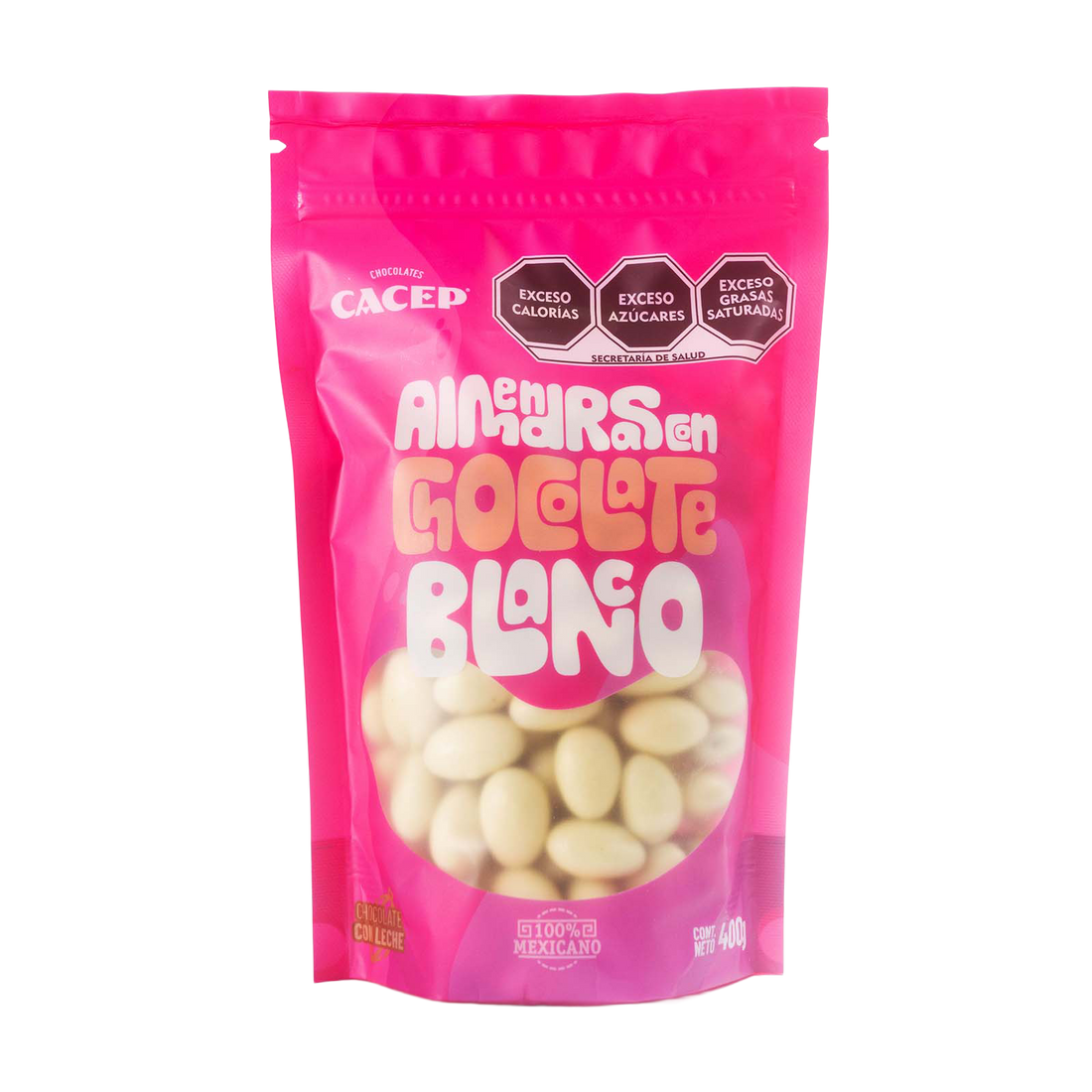 Almendras con chocolate blanco, Confituras  400 g