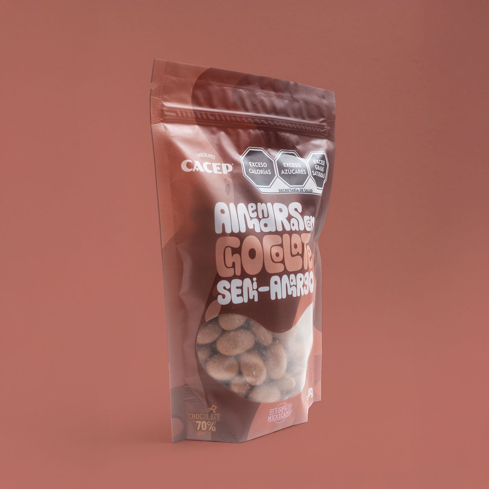 Almendras con chocolate semi amargo, Confituras 400 g