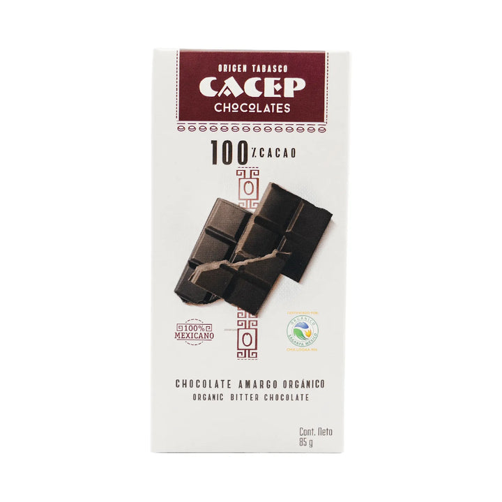 Barra de 85g Chocolate amargo 100% cacao