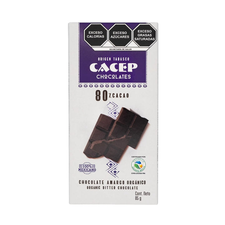Barra de 85g Chocolate Amargo 80% Cacao