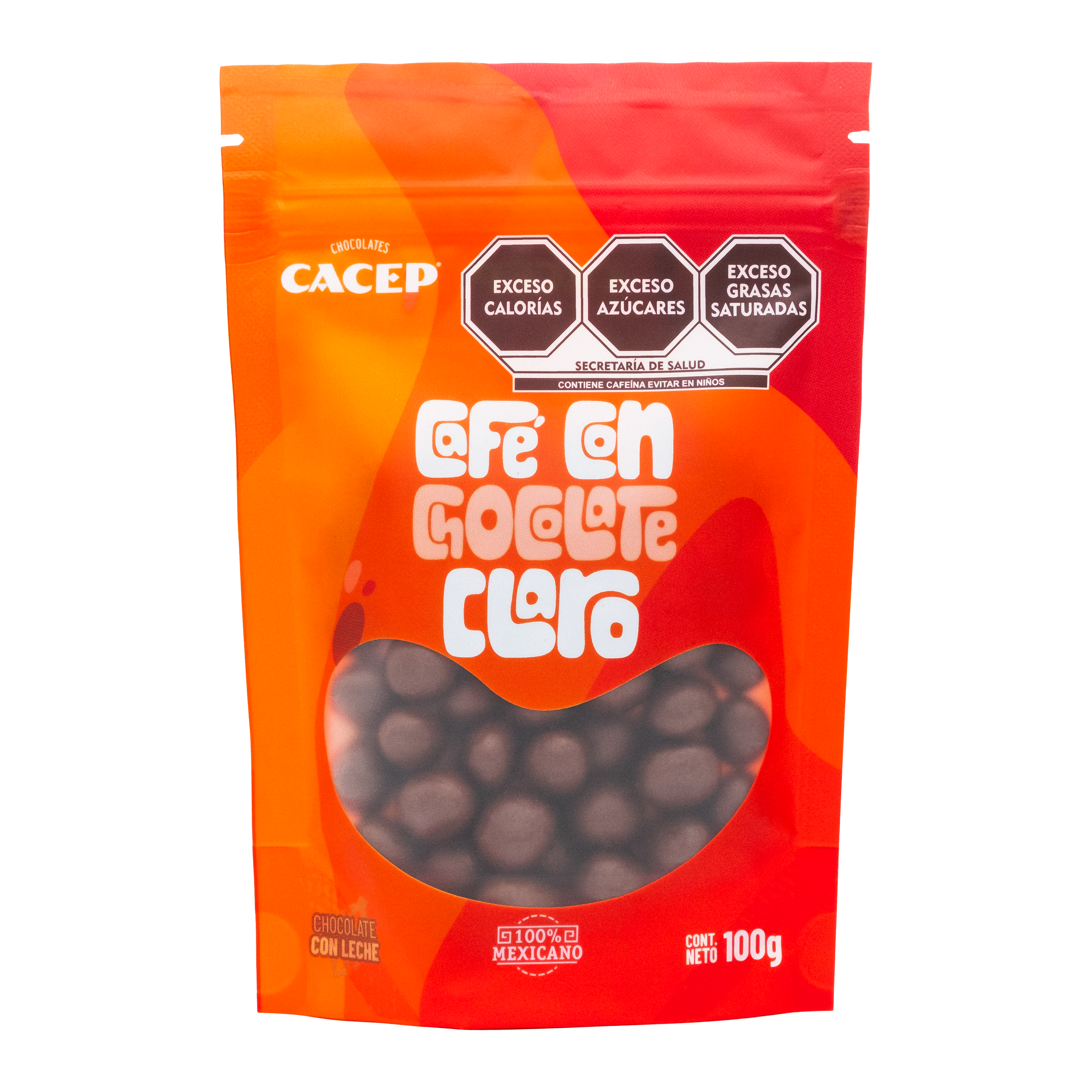 Cafe con Chocolate Claro al 42%, 100 g, Confitura