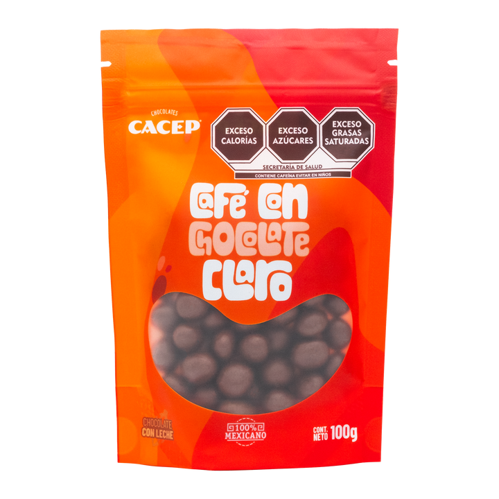 Cafe con Chocolate Claro al 42%, 100 g, Confitura