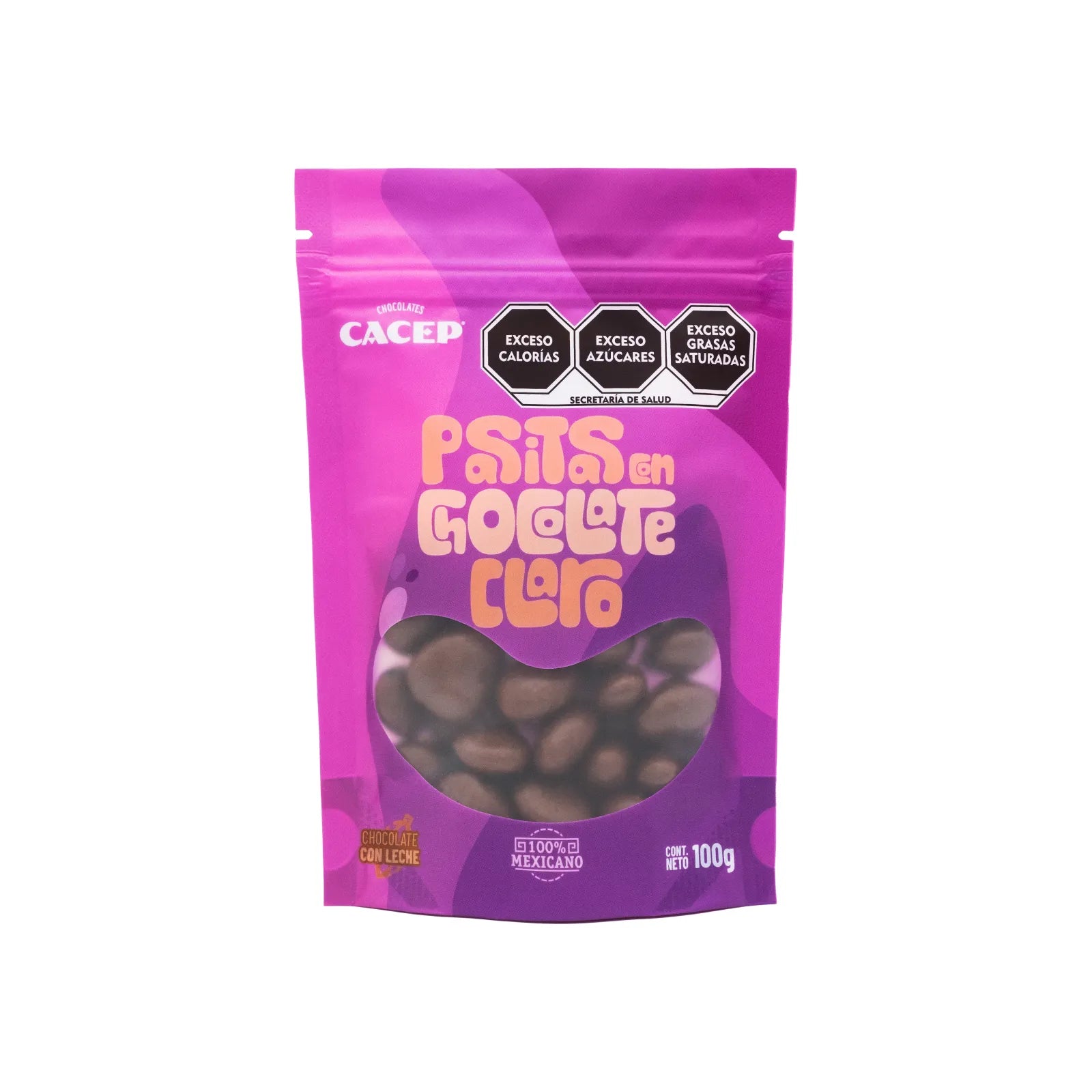 Pasitas con Chocolate claro 42%, 100 g, Confitura