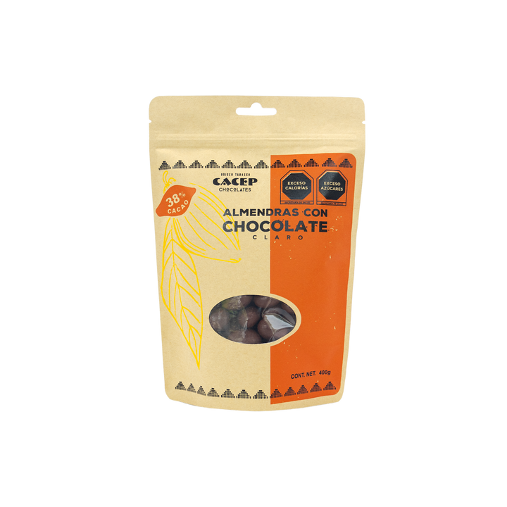 Almendras con chocolate claro 400 g