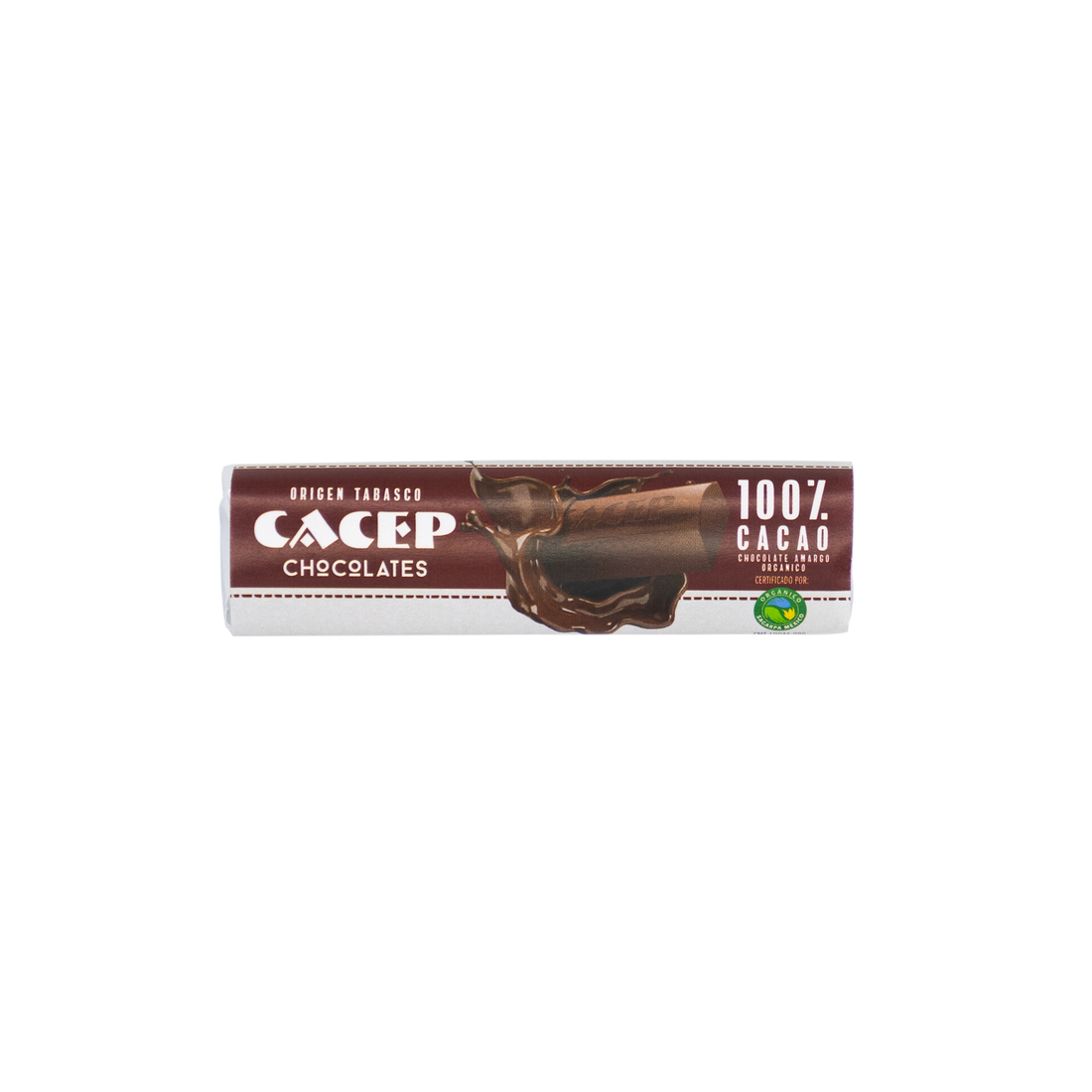 Barritas de 20g de chocolate amargo 100% cacao, 20pz