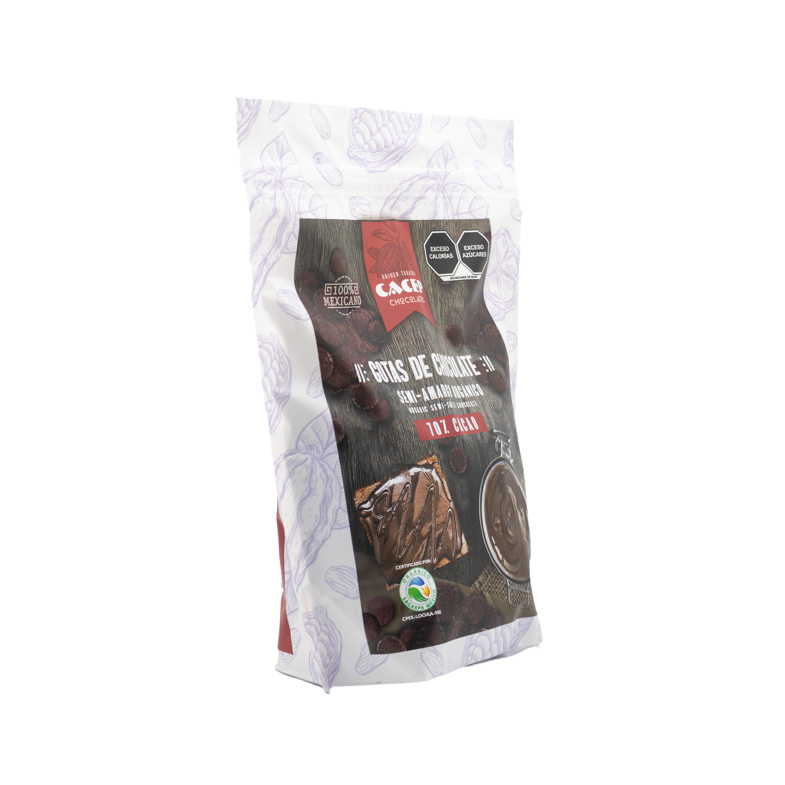 Gotas de Chocolate 70% Cacao, 500 g