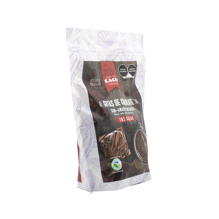 Gotas de Chocolate 70% Cacao, 500 g