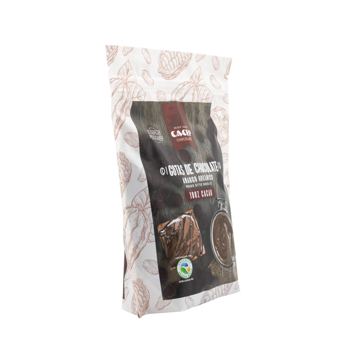 Gotas de Chocolate 100% Cacao, 500 g