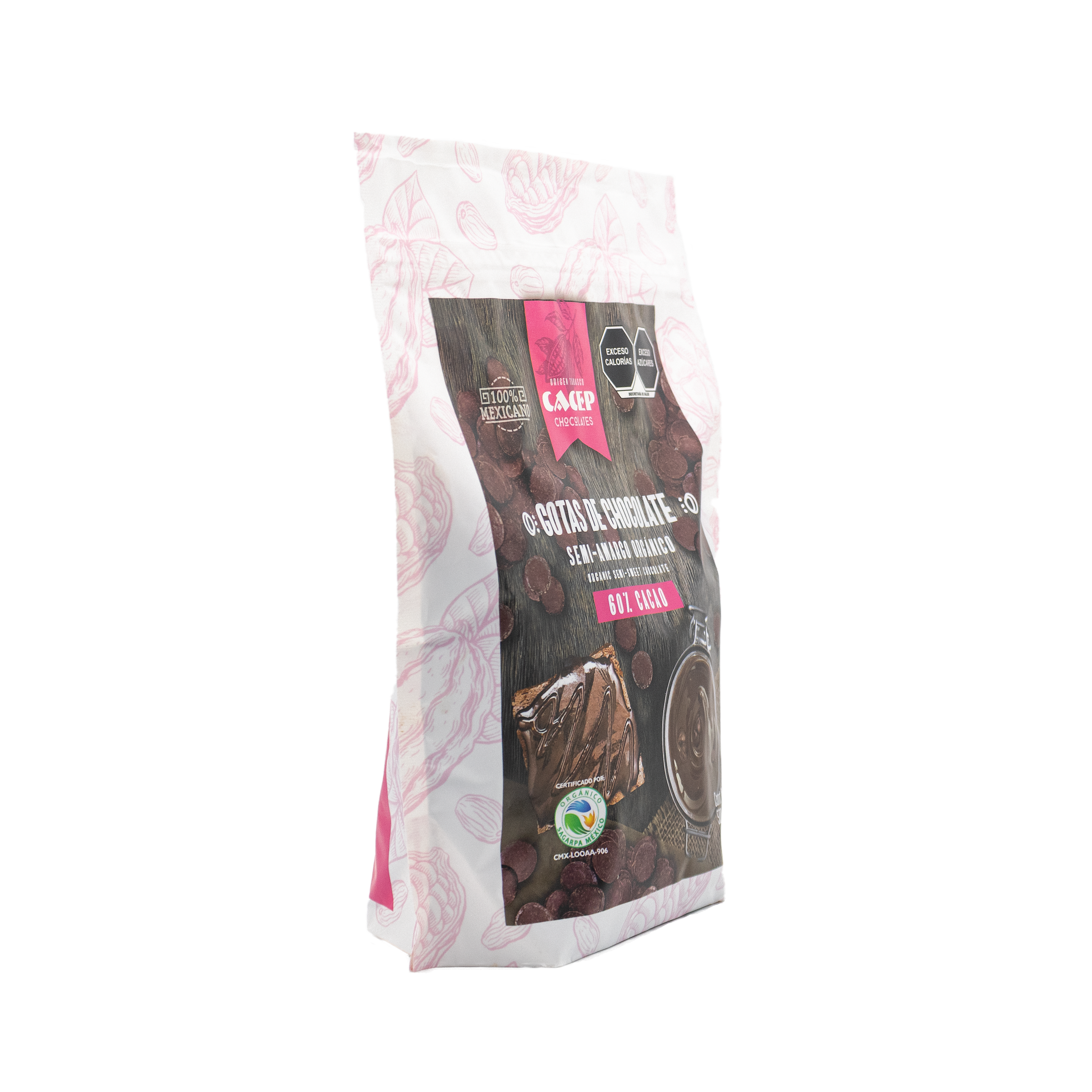 Gotas de Chocolate 60% Cacao , 500 g
