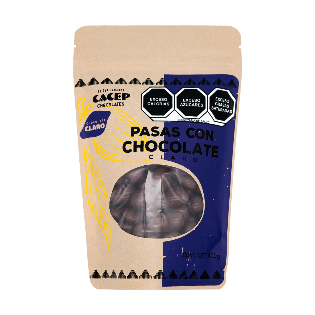 Pasas con chocolate claro, Confituras  400 g