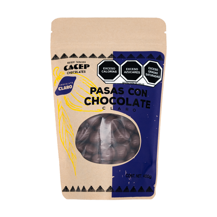 Pasas con chocolate claro, Confituras  400 g
