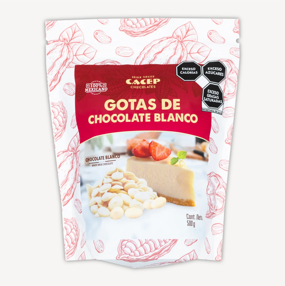 Gotas de Chocolate Blanco, 500 g