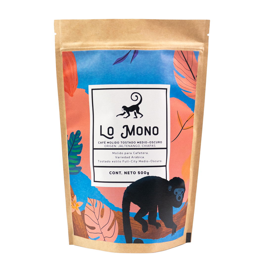 Primate Café 250g, medio escuro (rosa)