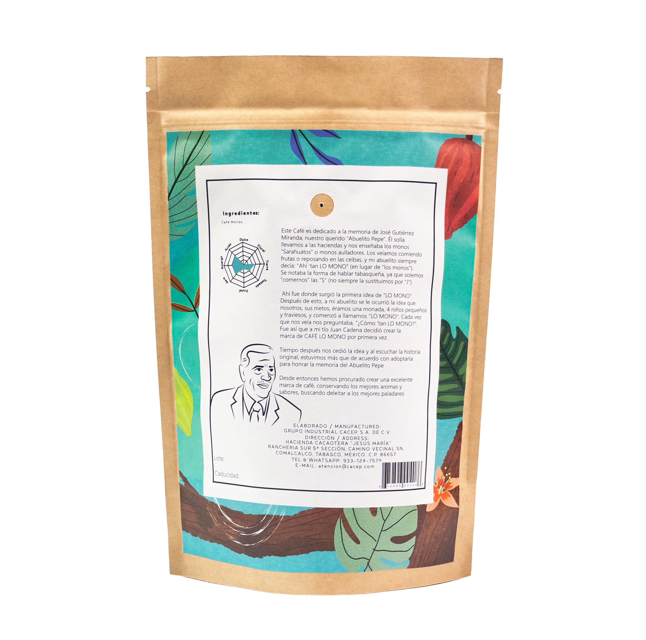 Primate Café 250g, medio (verde)