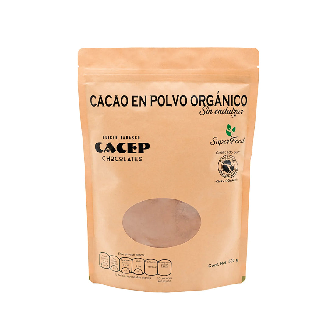 Cacao en Polvo, 500g