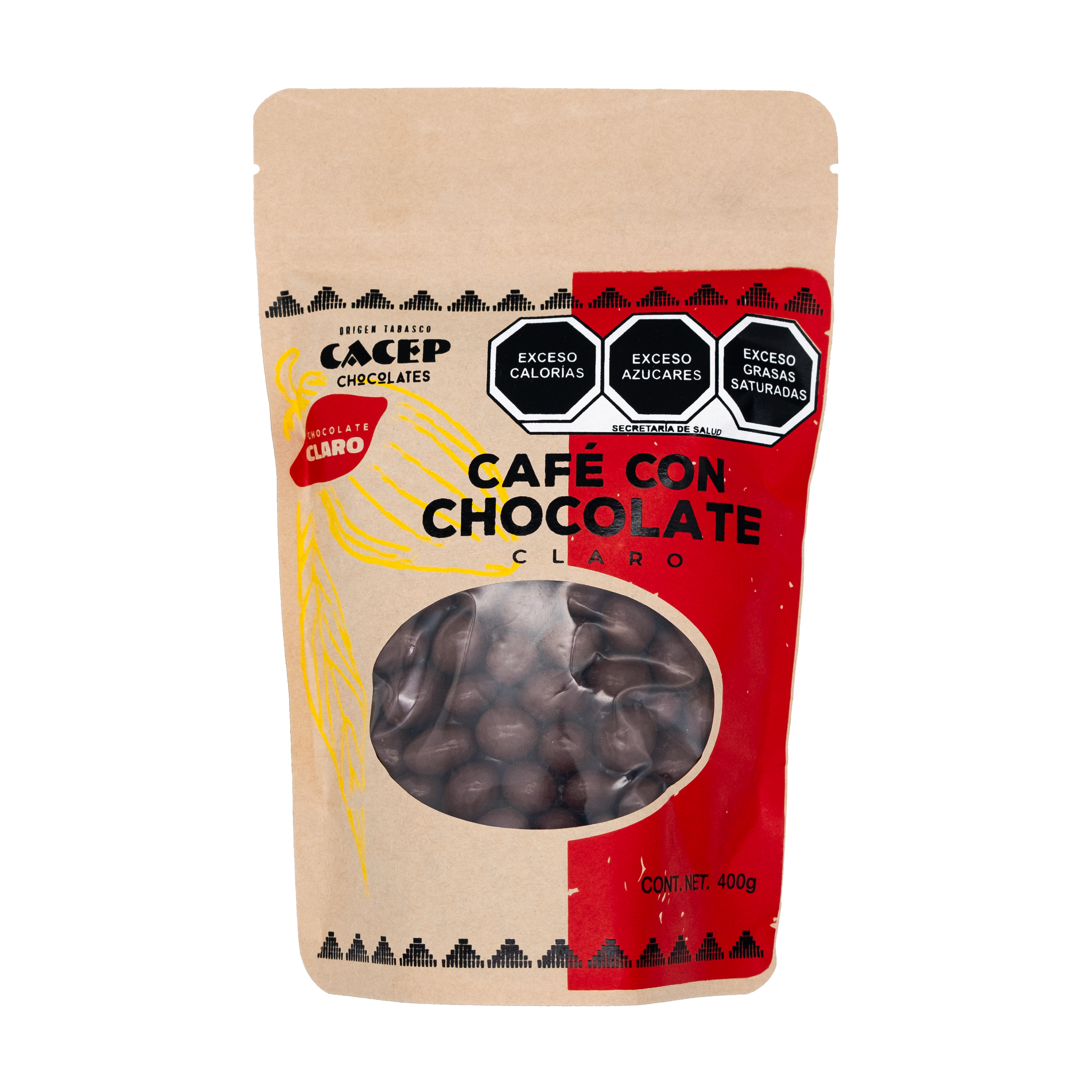 Café con chocolate claro, Confituras 400 g