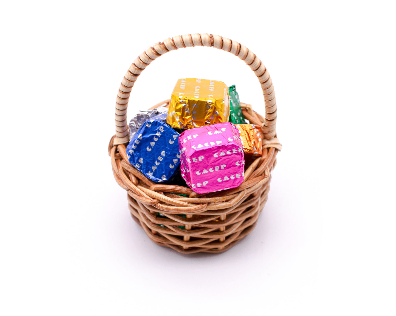 Canasta de mimbre, mini