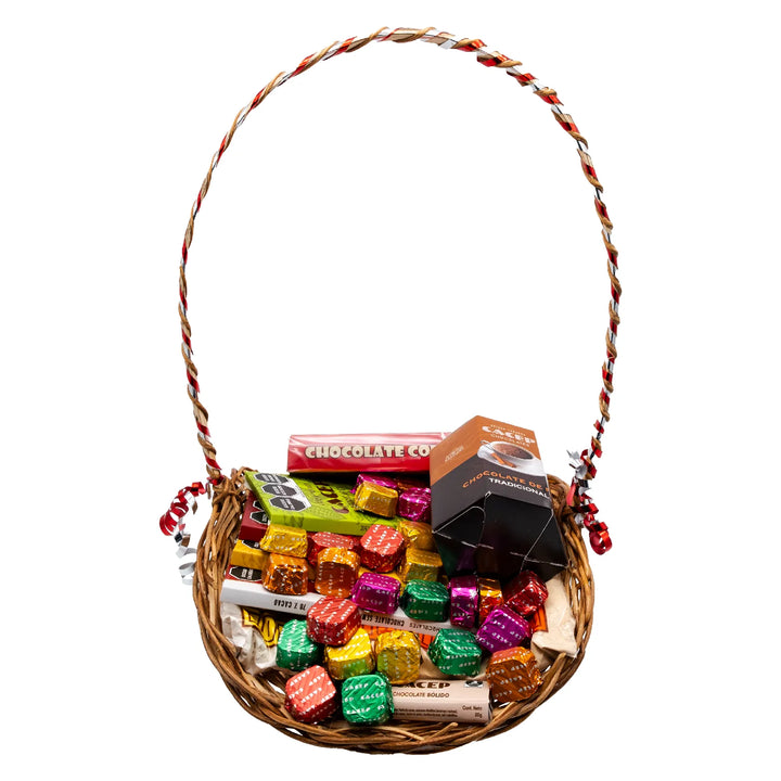 Canasta de mimbre, grande