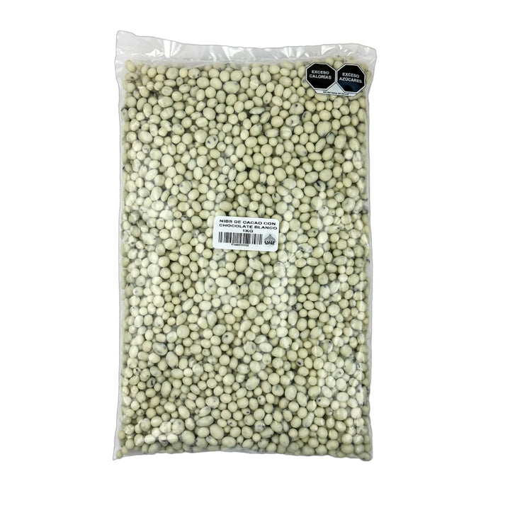 Nibs de cacao con chocolate blanco, Confituras  1 kg
