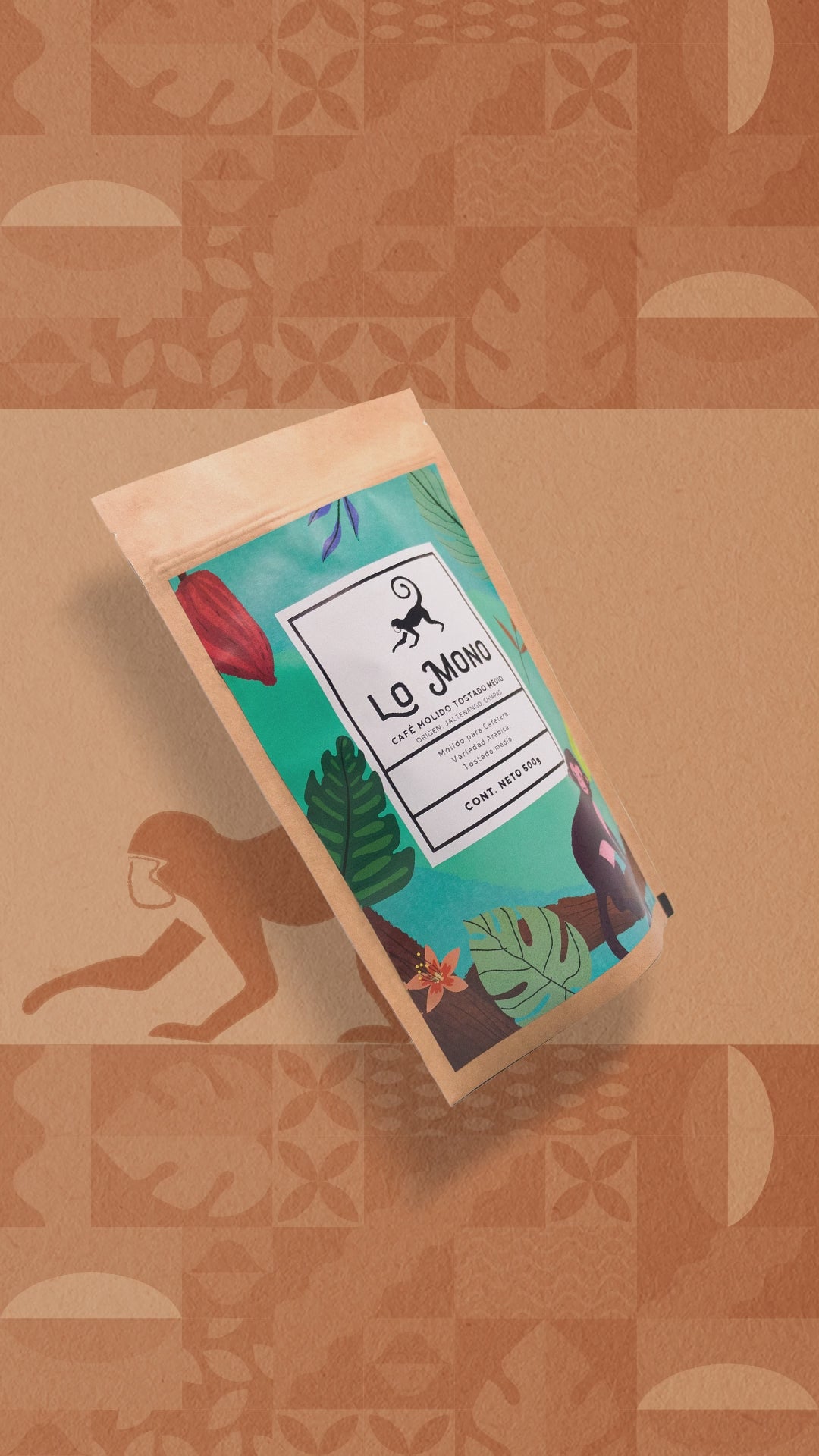 Café lo mono 250g, tostado medio (verde)