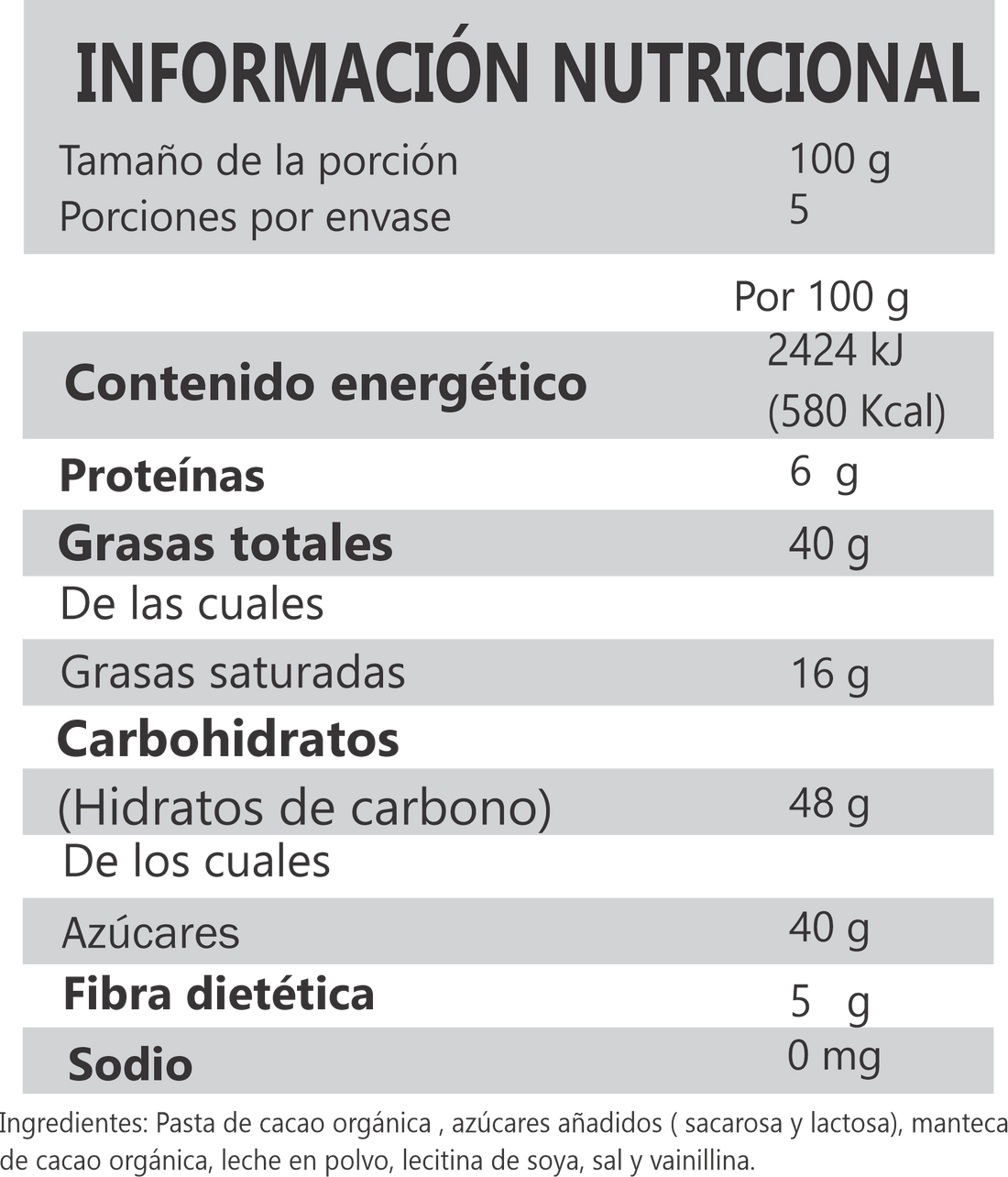 Gotas de Chocolate Claro con Leche, 500 g